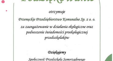 Podziękowania